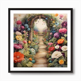 Garden Path 8 Art Print