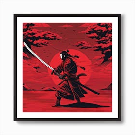 Samurai Warrior 6 Art Print