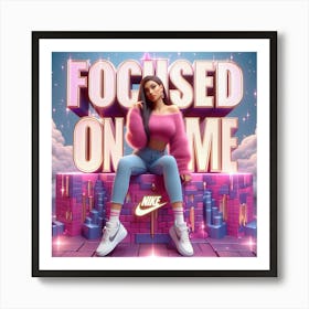 Focused On Me 2 Art Print