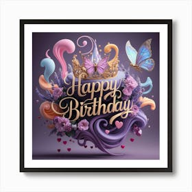 Happy Birthday Art Print