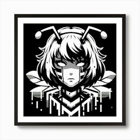 Bee Girl Art Print