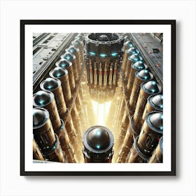 Long Range Missile Silos Olympus Dreadnought Art Print