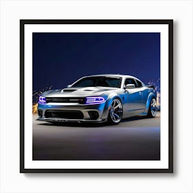 Modified Dodge Hellcat Full Body Kit 4 Art Print