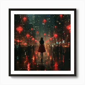 Chinese Lanterns Art Print