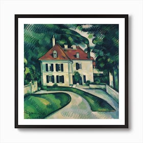 The House Of Dr Gachet In Auvers Sur Oise, Paul 3 Art Print