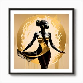 Woman In Gold Art Print