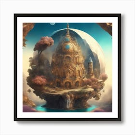 Castle In The Sky Art Print