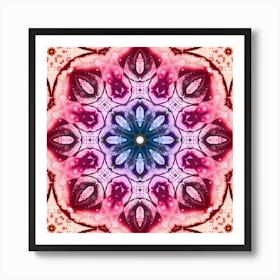 Watercolor Pattern Pink 4 Art Print