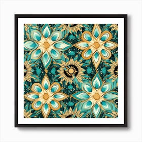 Floral Pattern Art Print