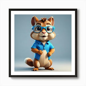 Chipmunk 10 Art Print