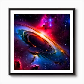 Galaxy In Space 7 Art Print