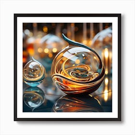 Glass Spheres 10 Art Print