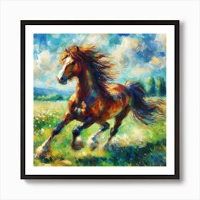 Brown In The Meadow Art Print