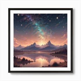 Night Sky 1 Art Print