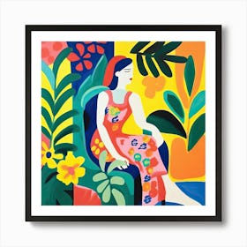 Spanish Woman, The Matisse Inspired Art Collection Art Print