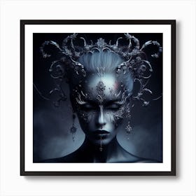 Dark Ethereal Beauty Art Print