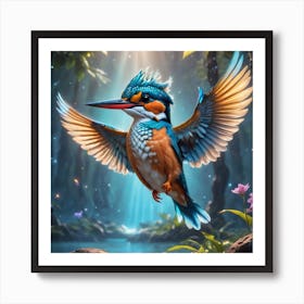Kingfisher 5 Art Print