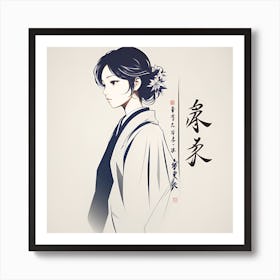 Chinese Girl Art Print