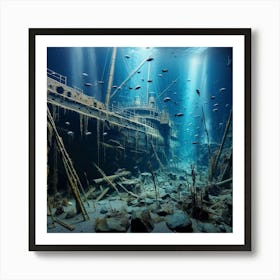 Wreck Of The Titanic 3 Art Print