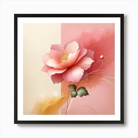 Flower Wallpaper Art Print