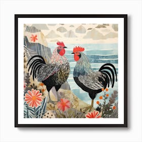 Bird In Nature Chicken 9 Art Print