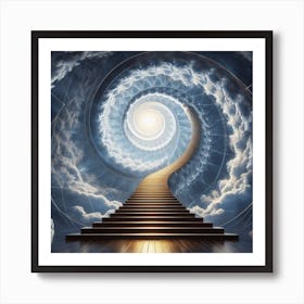 Spiral Staircase Art Print