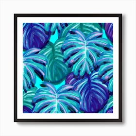 Leaves Tropical Palma Jungle Art Print