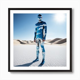 Blue Sky In The Desert Art Print