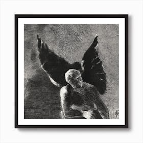 Glory And Praise To You, Satan, In The s Of Heaven, Where You Reigned, And In The Depths Of Hell, Where, Vanquished, You Dream In Silence (1890), Odilon Redon Art Print