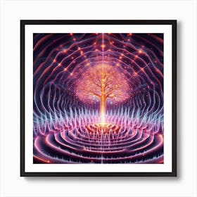 Tree Of Life 936 hertz fx Art Print