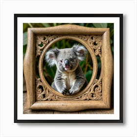 Koala In Frame Art Print