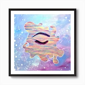 Fantasy eye Art Print