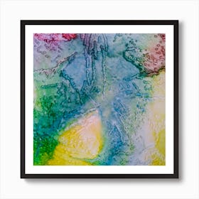 Abstract Watercolor Painting 2 Art Print