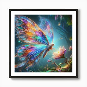 Fantasy Butterfly Art 3 Art Print