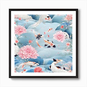 Koi Fish Art Print