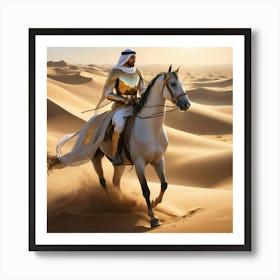 Sultan Of The Desert Art Print