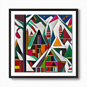 Small mountain village 2 Art Print