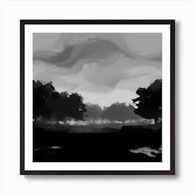 Darkened Skies Art Print