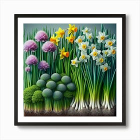 Garden Of Vegetables Art Print