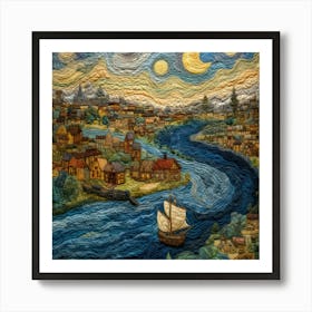 Starry Night Art Print