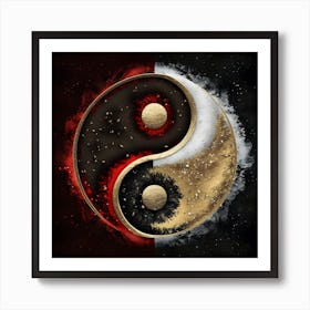 Yin Yang Symbol 1 Art Print