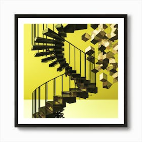 Spiral Staircase Art Print