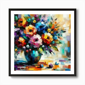 Flowers In A Vase 24 Art Print