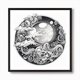 Yin And Yang 26 Art Print