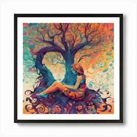 Tree Of Love Art Print