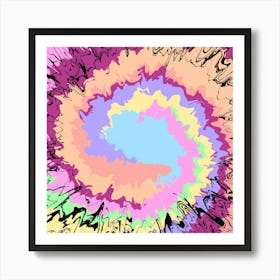 Tie Dye Swirl Art Print