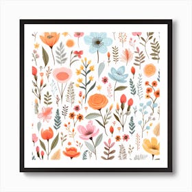 Floral Pattern Art Print