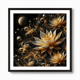 Lotus Flower 140 Art Print