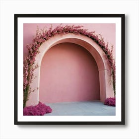 Pink Archway 10 Art Print