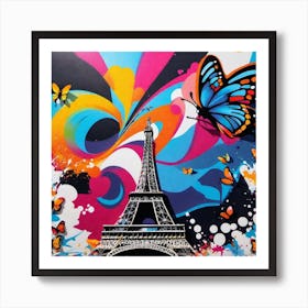 Paris Eiffel Tower 63 Art Print